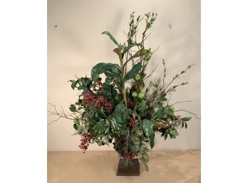 Professionally Arranged Holiday Faux Floral Bouquet