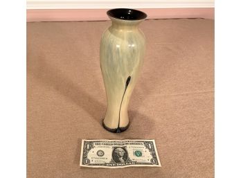 Contemporary Studio Art Glass Tall Vase