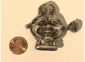 Antique Solid Sterling JESTER Baby Rattle  ( FREE SHIPPING )