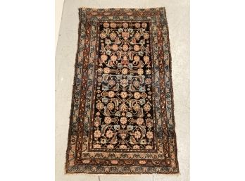 Antique Oriental Persian  Wool Carpet 3.1 X 5.5