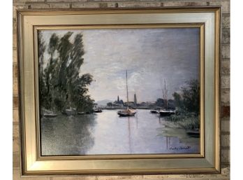 Monet Giclee Print In Frame