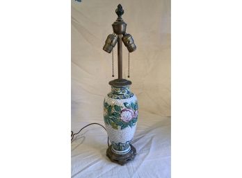 Antique Porcelain Table Lamp