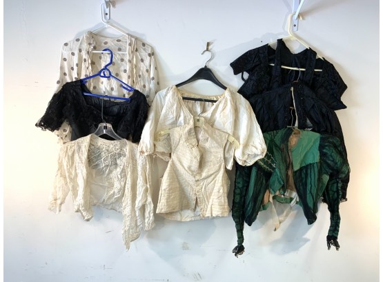 Lot Of Antique Victorian Womens Tops