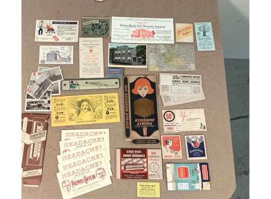 Nice Lot Of Vintage Advertising Boxes,