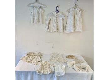 Lot Of Victorian Childrens White Clothing