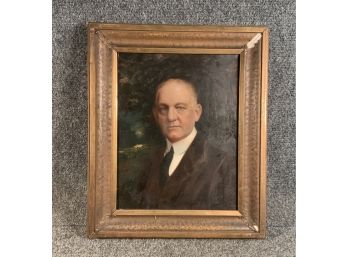 Vintage Oil Paint Of James Neal Dated 1915 Artist Signed