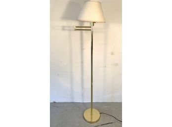Vintage Brass J Mendizabal Articulating Floor Lamp