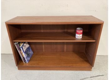 Mid-century Modern Walnut Low Profile Book Shelf