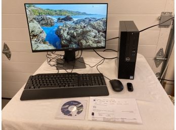 Complete Dell Computer Work Station Optiplex 3060 SFF Windows 10 Pro