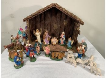 Vintage Italian Nativity Set