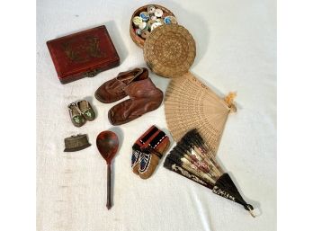 Lot Of Vintage Miscellaneous Trunk Finds