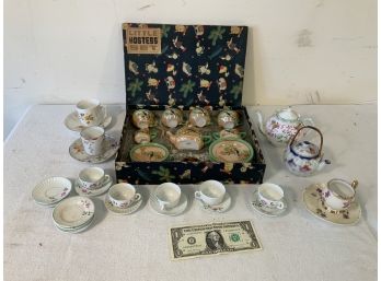 Group Os Vintage Childs Tea Set With Extras
