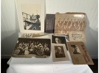 Lot Of Antique Photographs Branford High School 1898 Much More Stuff