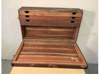 Exotic Woods Carpenter Made Tool Box 5 Different Woods