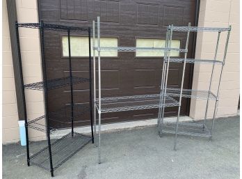 Heavy Chrome Shelving Sections