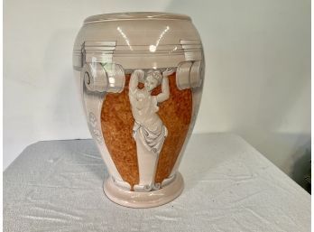 Large Daruta Italian Porcelain Classical Design Vase