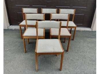Set Of 6 Mid Century Teak Chairs Made In Denmark Labeled Findahls
