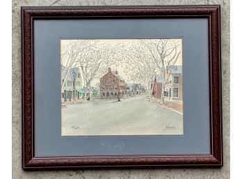 Nantucket Lower Main Street Print Honneus 72/250