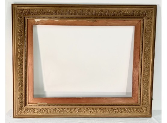 Antique Victorian Gilt Picture Frame 37 1/2 X 28 Painting  Size