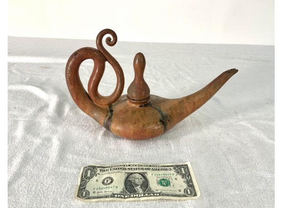 Vintage Fanciful Studio Pottery Aladdin Lamp