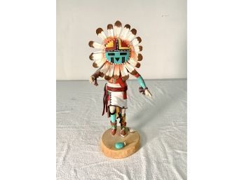 Native American  Zuni Sunface Kachina Dancer Doll