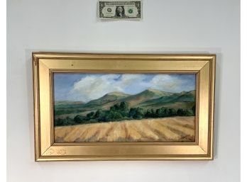 Original Oil On Canvas Painting Signed Trownsell