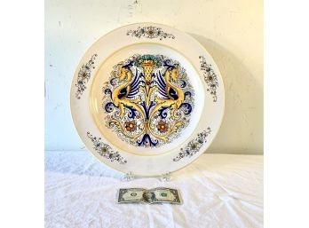 Large Deruta Italian Ceramic Serving Platter