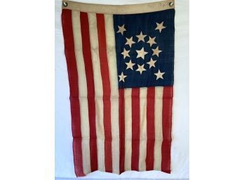 Vintage Naval 13 Star American Flag