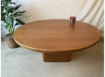 Danish Modern Jensen Frokjaeras Round Teak Coffee/cocktail Table
