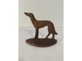COPR 1929 Cast Iron Russian Wolfhound Bookend / Doorstop