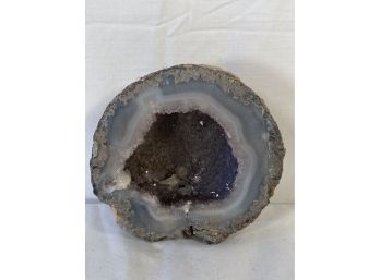 Natural Blue Stone Geode Crystal