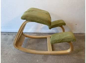 Ergonomic Kneeling Chair Avocado Fabric