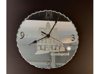 Vintage Mirror Clock, Goodspeed Opera House, East Haddam, Ct.