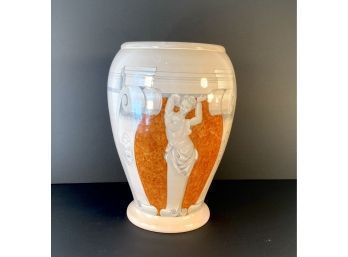 Large Daruta Italian Porcelain Classical Design Vase