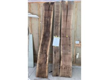Three Certified Chestnut Live Edge Boards  Planted By George Washington