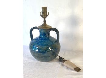 Hand Crafted Pottery Lamp