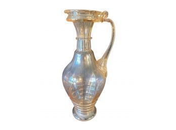 Antique Venetian Glass Water Pitcher