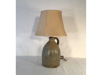 Antique 1 Gallon Stoneware Jug Lamp