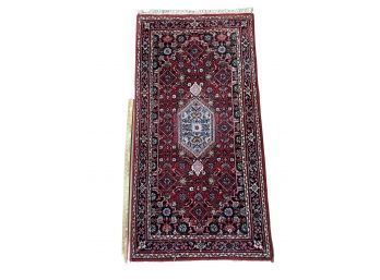 Semi-Antique Red Oriental Carpet 4.11 X 2.5
