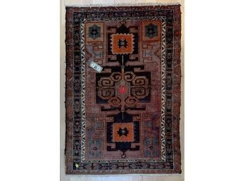 55 X 81 Handmade Oriental Wool Carpet
