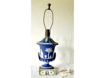 Large Antique Wedgwood Handled Urn/lamp