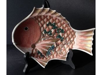 Asian Ceramic Concave Fish Bowl/plate