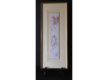 Original Chienfei Chiang  Delicate Watercolor  Painting Connecticut Artist