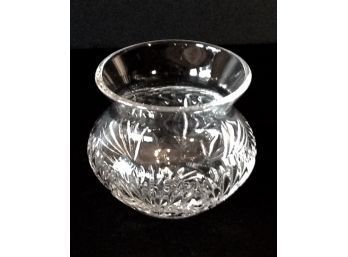 Petite Waterford Crystal  Bud Vase With Wide Mouth.