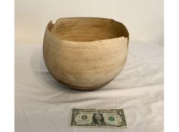 Excavated Southwest Tribal Sand Pottery Bowl