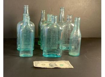 Barn Find For You! 9 Vintage Glass Bottles