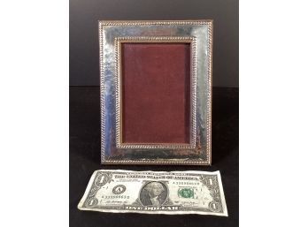 Very Nice Vintage Sterling Silver Table Top Picture Frame