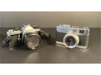 Two 35mm SLR Vintage Cameras
