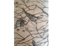 'Birds On A Branch' Artist Proof Etching With Hand Tinting, By The Late Artist, Barbara Dahlin