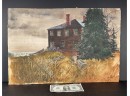Original Watercolor On Paper Signed Warren Doolittle 52 Cape Cod